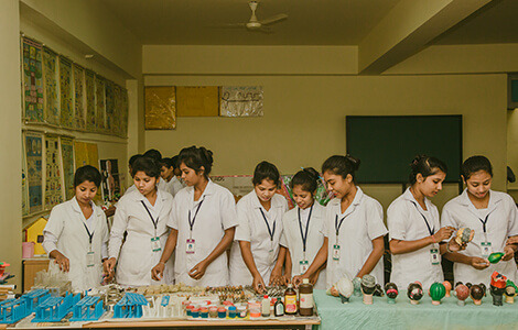 Community Health Nursing lab in top nursing college